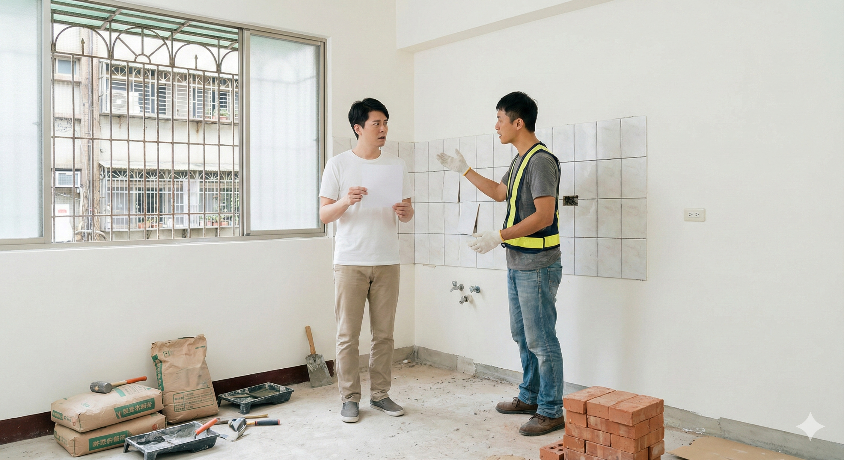 《自找工班1》熟人介紹最可靠？沒簽約、沒估價單，慘遭泥作師傅「全包」的裝潢惡夢